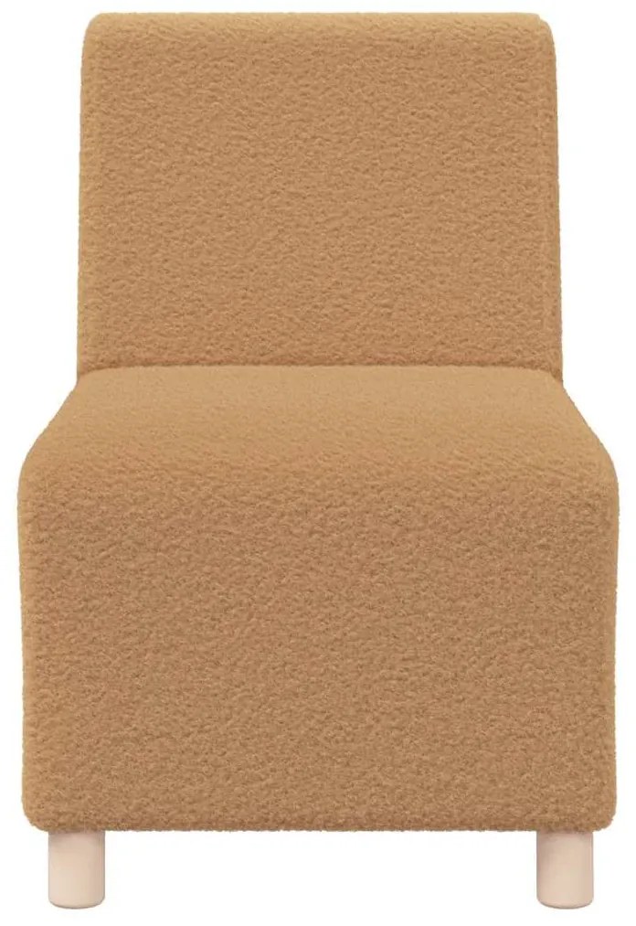 Sofá Chiar 2 pcs Bege 55 x 74 x 82 cm Tecido de veludo côtelé