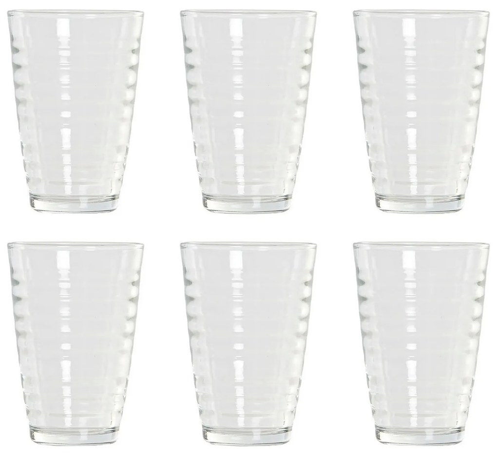 Conjunto de Copos Dkd Home Decor Cristal (300 Ml) (6 Pcs)