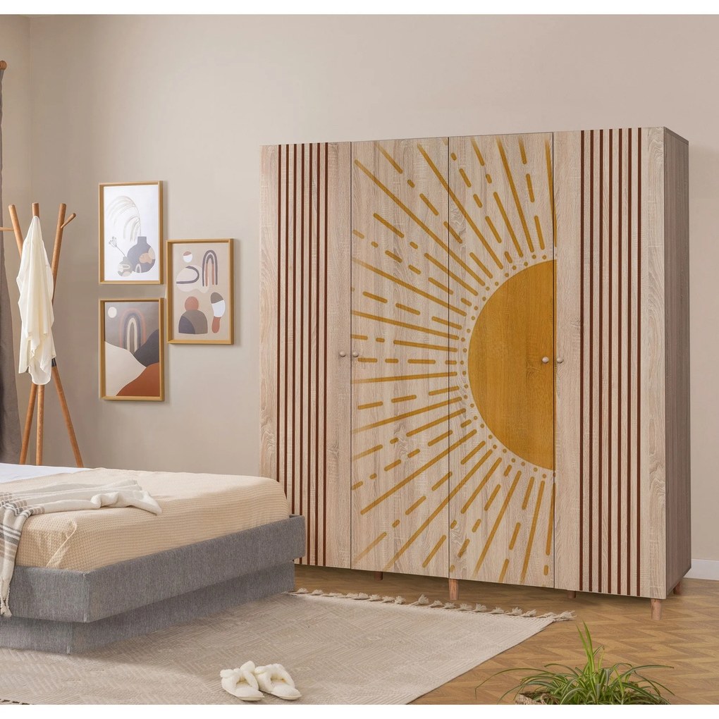 Roupeiro Loni – Sonomo – 180x192x52 cm