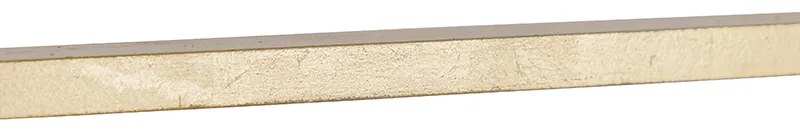 Candeeiro de suspensão preto com dourado incl. LED regulável - Bold Moderno
