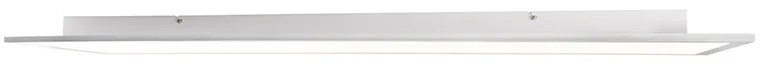 Candeeiro de teto branco 120 cm com LED - Liv Moderno