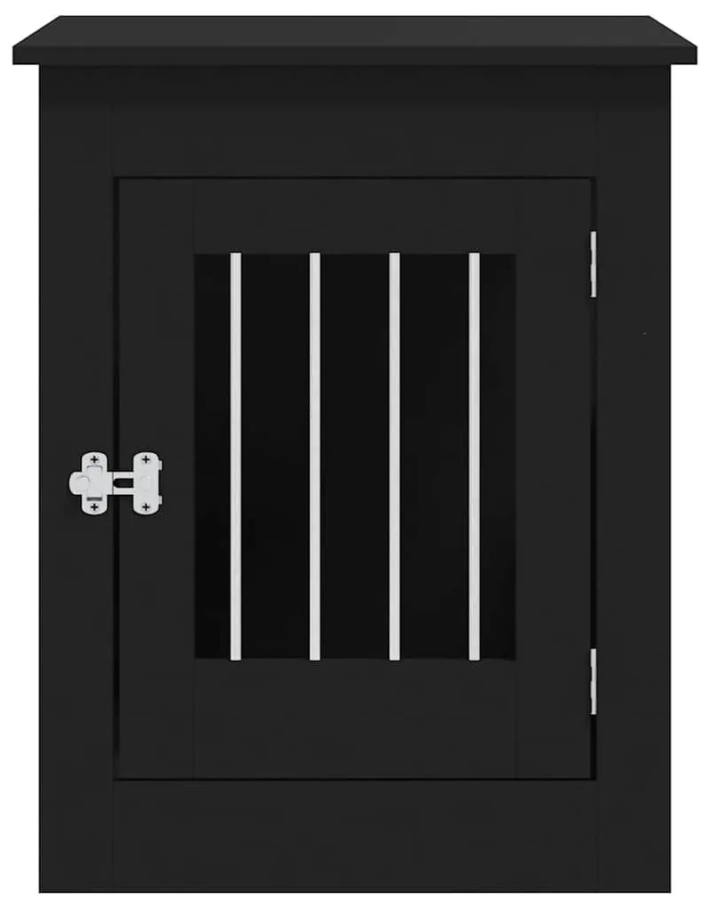 Móvel casota para cão 55x80x68 cm derivados de madeira preto