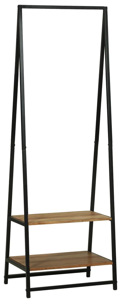 vidaXL Suporte para Roupas 60x45x180 cm Madeira Sólida de Acácia