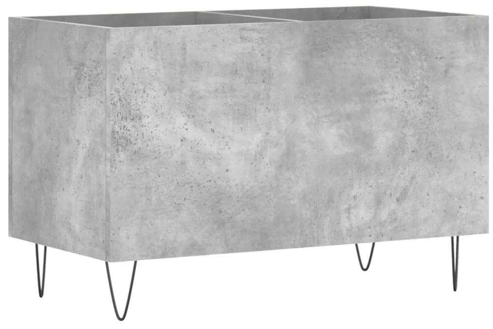 Armário p/ discos 74,5x38x48 cm derivados madeira cinza-cimento