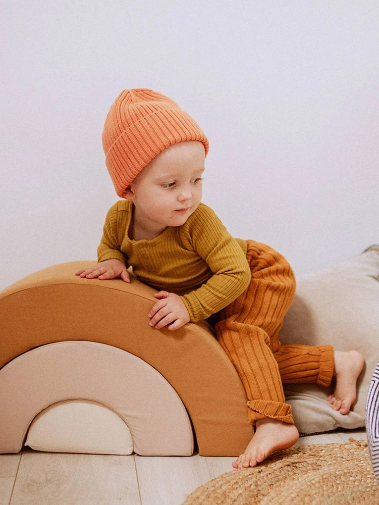 Conjunto de jogo Milo Charlie Crane camelo