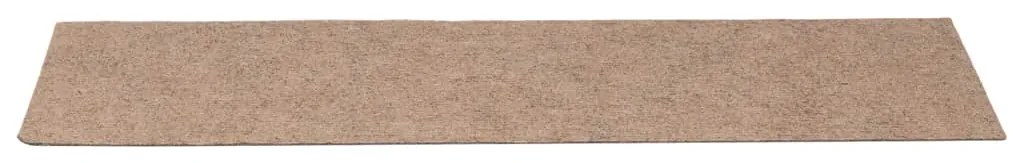 Tapetes de escada adesivos 30 pcs 76x20 cm retangular