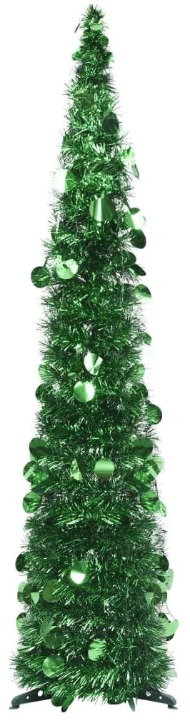 Árvore de Natal pop-up artificial 120 cm PET verde