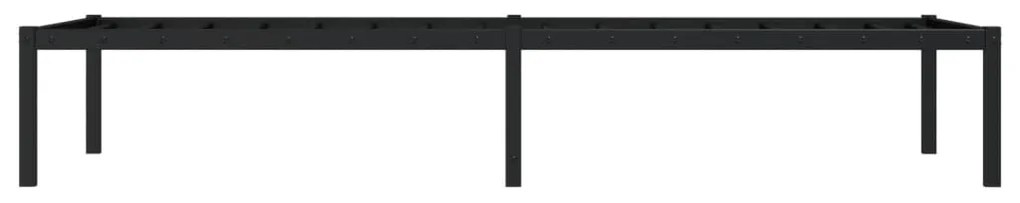 Estrutura de cama 80x200 cm metal preto