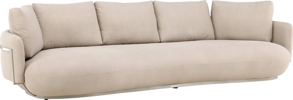 Sofá Dallas 4981, Bege, 275x113x58cm, 77 kg, Tecido