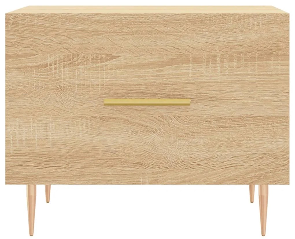 Mesa de centro 50x50x40 cm derivados de madeira carvalho sonoma