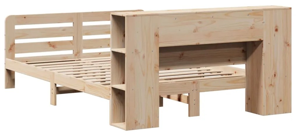 Cama sem colchão 120x190 cm madeira de pinho maciça