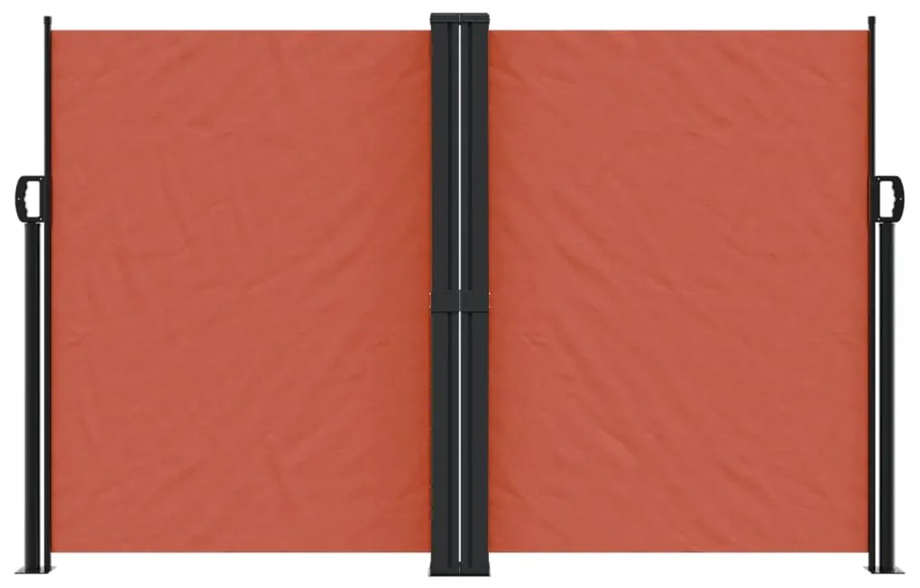 Toldo lateral retrátil 160x1200 cm terracotta