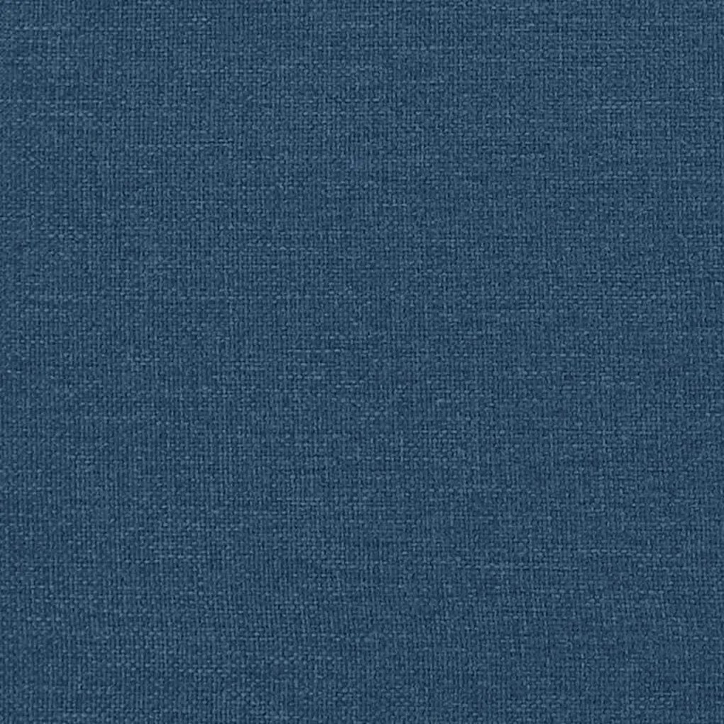 Cadeiras de jantar 2 pcs tecido azul