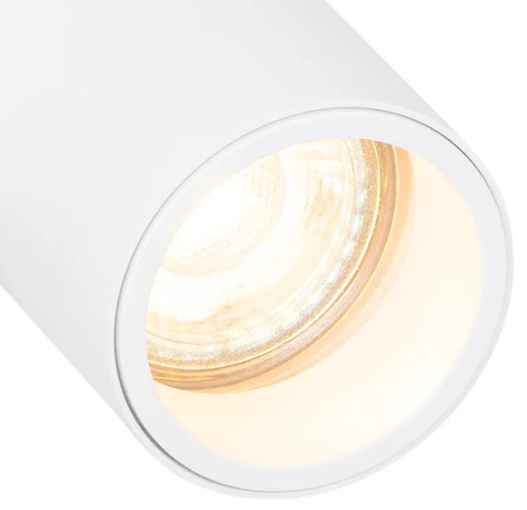 Projetores de teto design branco 2 luzes ajustáveis - Michael Design