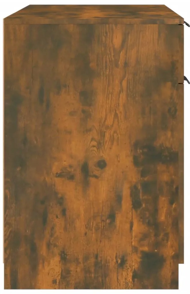 Secretária 100x50x75cm derivados de madeira cor carvalho fumado