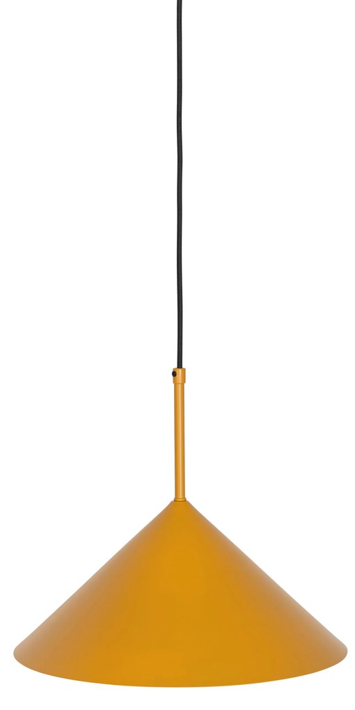 Candeeiro de suspensão design amarelo - Triangolo