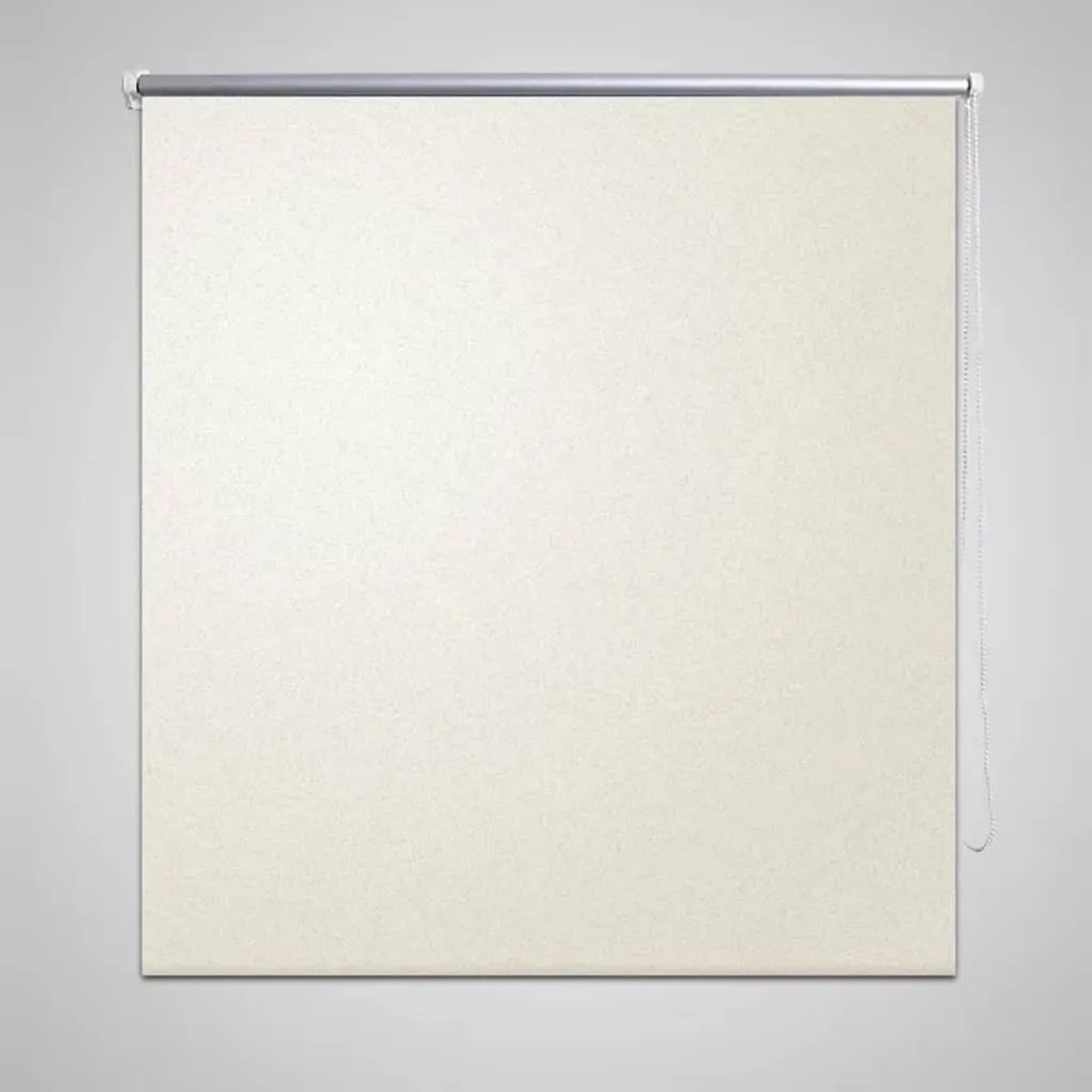 vidaXL Estore de rolo 140 x 230 cm, Branco escuro