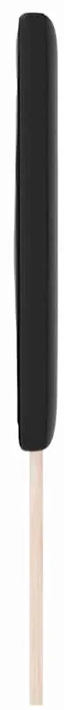 Cabeceira vidaXL Design Simples Preto 180 cm Couro Sintético