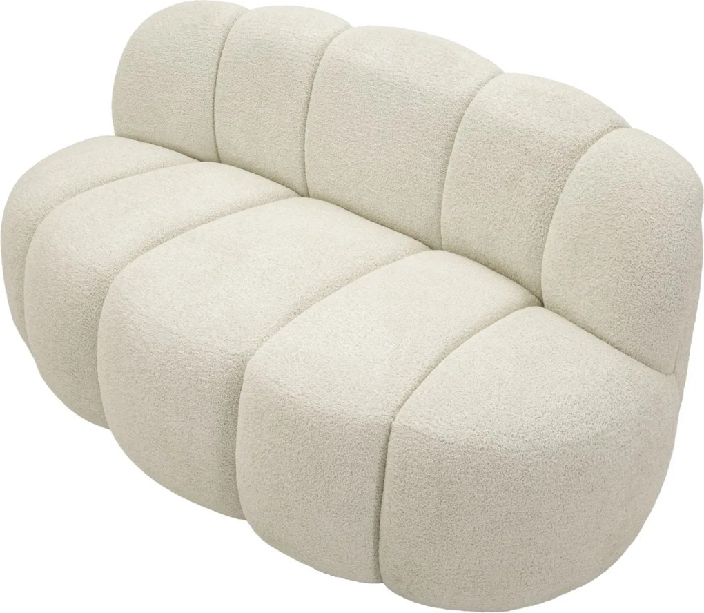 SOFÁ DE 2 LUGARES BALL 145X80X69 CM BRANCO