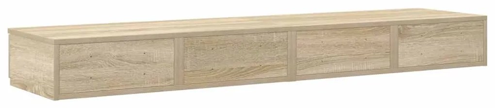 Cômoda vidaXL Carvalho Sonoma 135x36,5x16,5 cm em madeira laminada