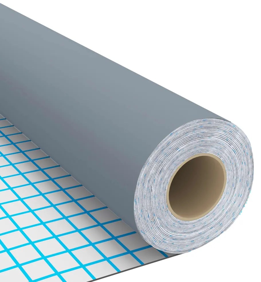 Autocolante para móveis 500x90 cm PVC cinzento
