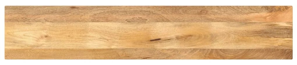 vidaXL Tampo de mesa retangular 160x30x3,8 cm mangueira maciça