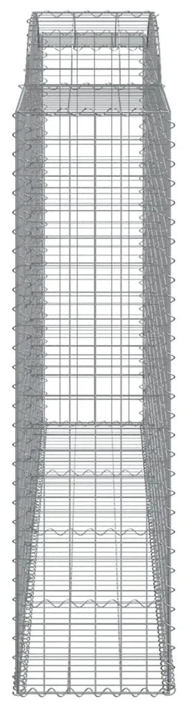 Cestos gabião arqueados 5pcs 300x50x180/200cm ferro galvanizado