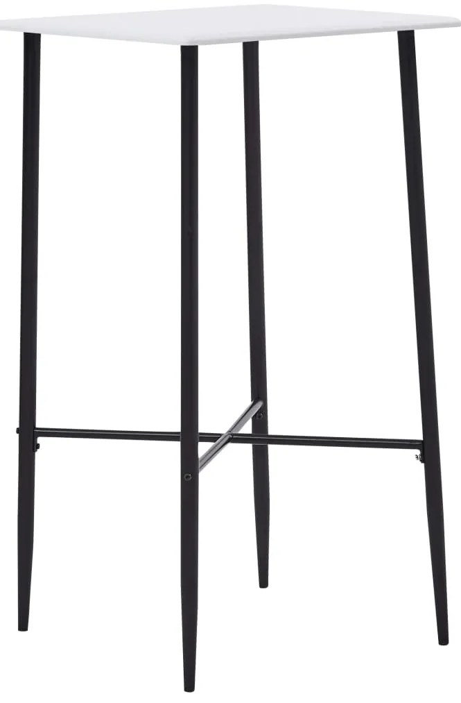 Mesa de bar 60x60x111 cm MDF branco