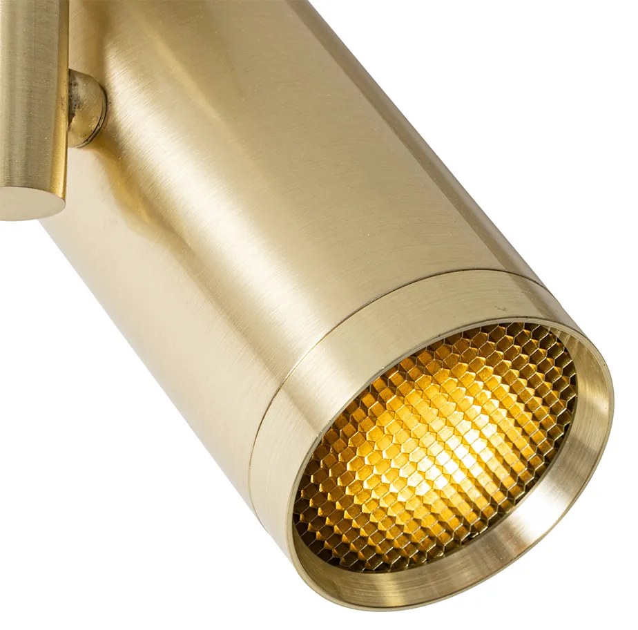 Foco de design ajustável dourado - Scopio Honey Design