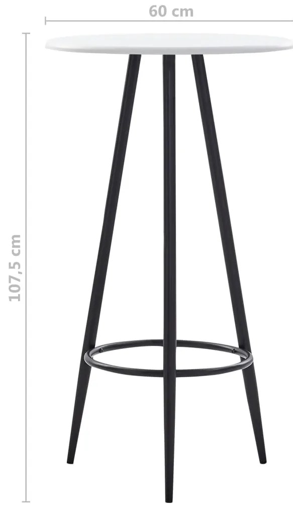 5 pcs conjunto de bar plástico preto