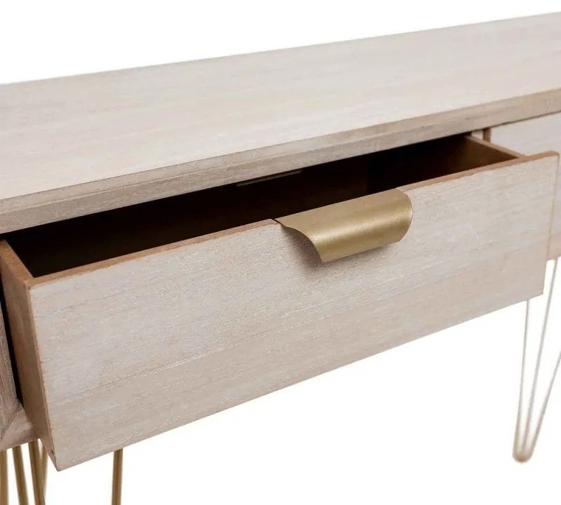 Consola Dourada Copenhaga 90x80cm