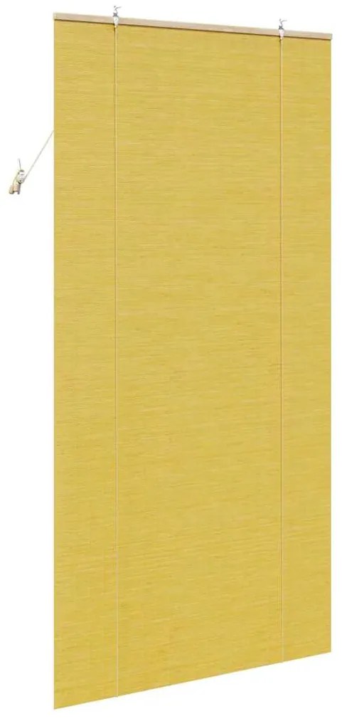 Persianas e Sombras de Janela Amarelo 120 x 220 cm Bambu
