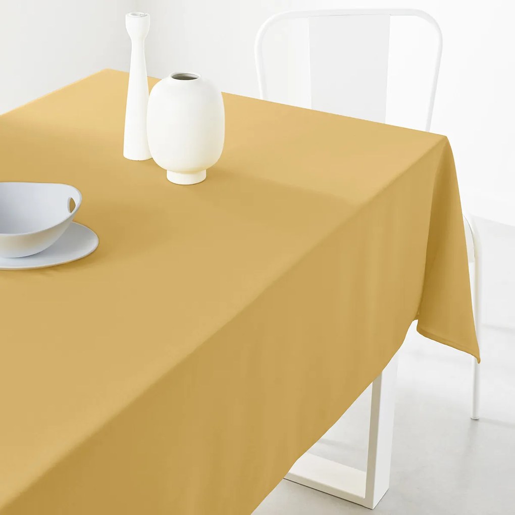 Toalha de mesa Today  Nappe 150/250 Polyester TODAY Essential Ocre