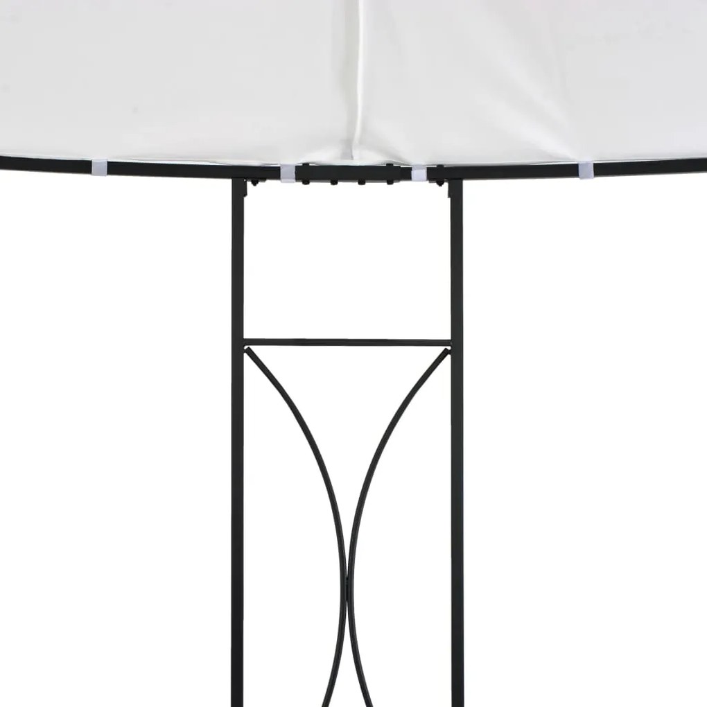 Gazebo redondo 300x290 cm branco