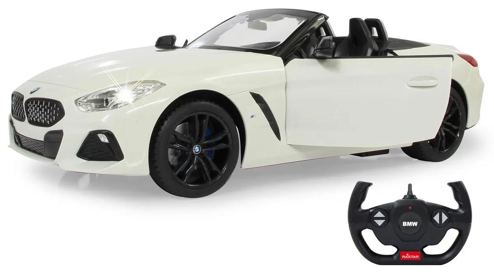 Carro telecomandado BMW Z4 Roadster 1:14 2,4GHz porta manual branco
