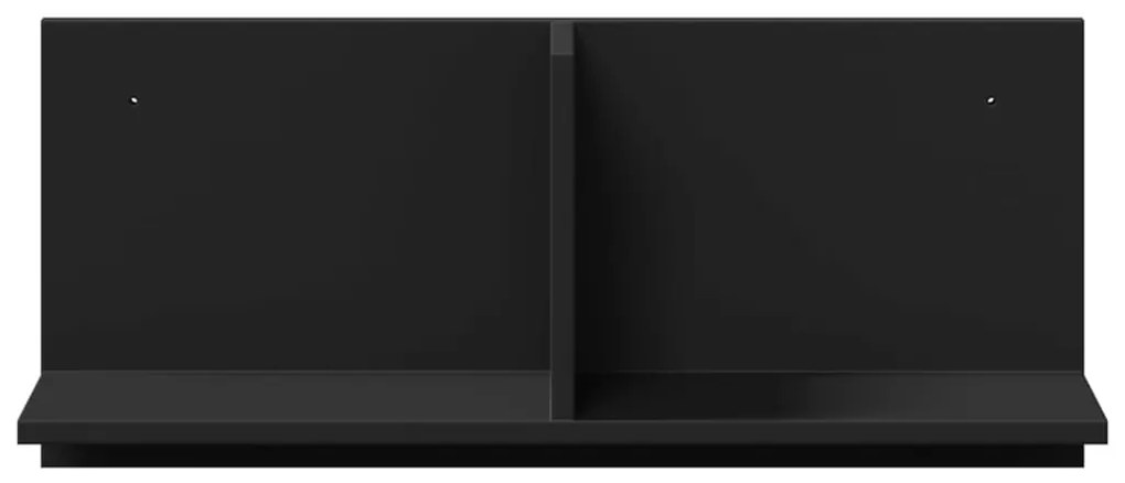 Armário parede 70x16,5x30 cm derivados de madeira preto