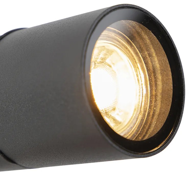 Projetores de exterior ajustável preto IP44 - Solo