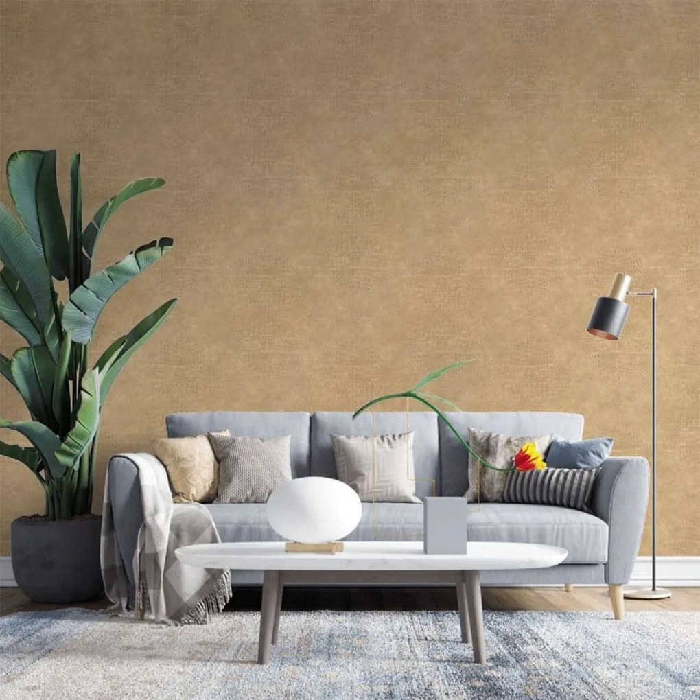 431370 Noordwand Papel de parede Croco ocre