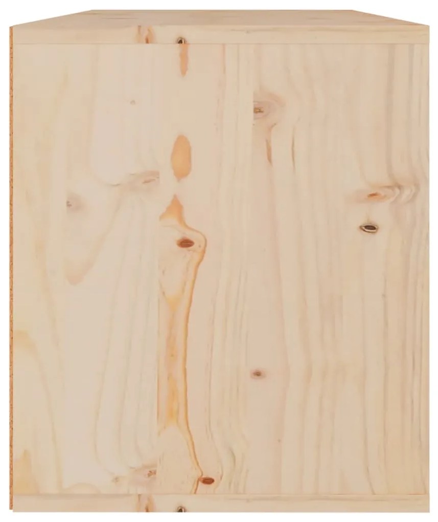 Armário de parede 60x30x35 cm madeira de pinho maciça