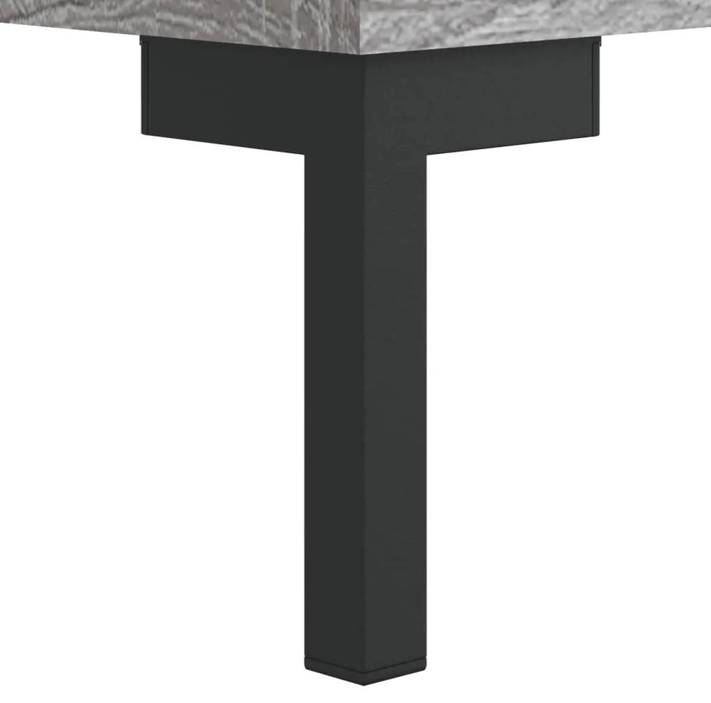 Vitrine Brenna de 180 cm - Cinzento - Design Nórdico