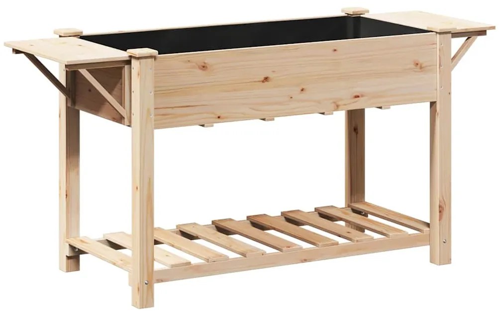 Planta com Prateleiras vidaXL 155x59x76 cm Madeira de Pinho