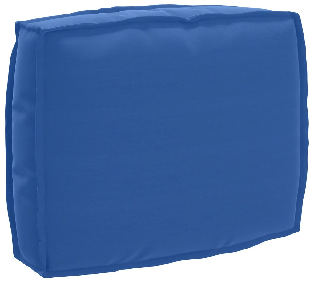 Conjunto de Almofadas para Palete de 2 Peças em Tecido Oxford Azul Roy
