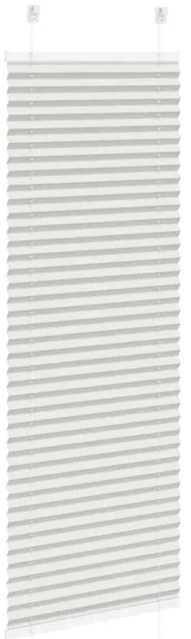 Cinzento Luz Plissada Cega 45x100 cm Largura Tecido 44,4 cm