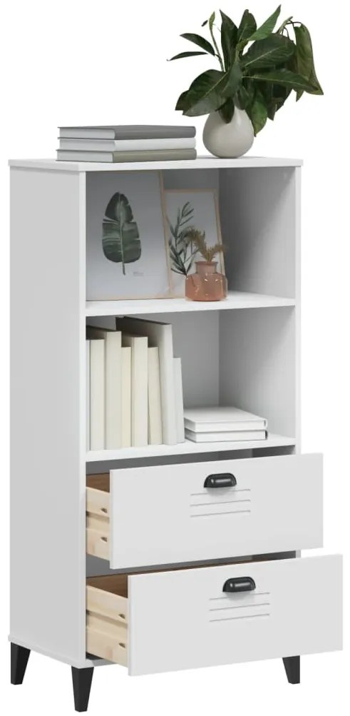 Estante VIKEN 60x35x123 cm derivados de madeira branco