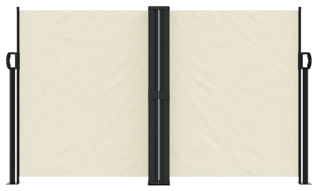 Toldo lateral retrátil 140x1200 cm creme