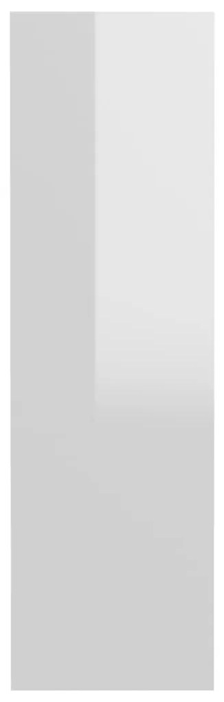 Sapateiras de parede 4pcs derivados de madeira branco brilhante