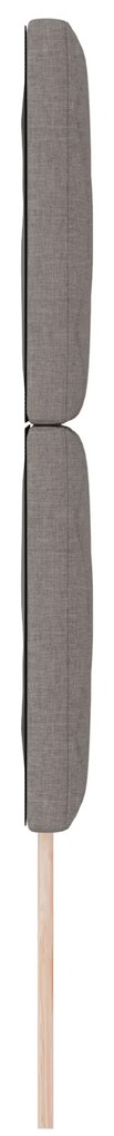 Cabeceira vidaXL Design de Blocos de Diamante Taupe 80 cm Tecido, Cabe