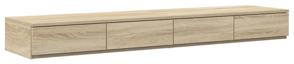 Estrado de Cama com Arrumação de Carvalho Sonoma 150x200 cm