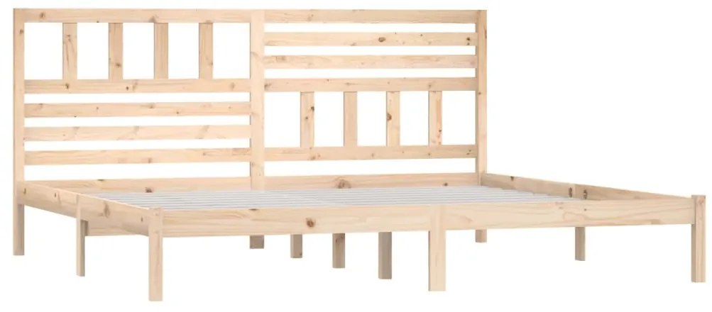 Cama sem colchão 180x200 cm madeira de pinho maciça