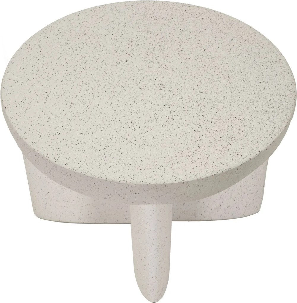 MESA DE APOIO Ø 63,8X42,5 CM CREME